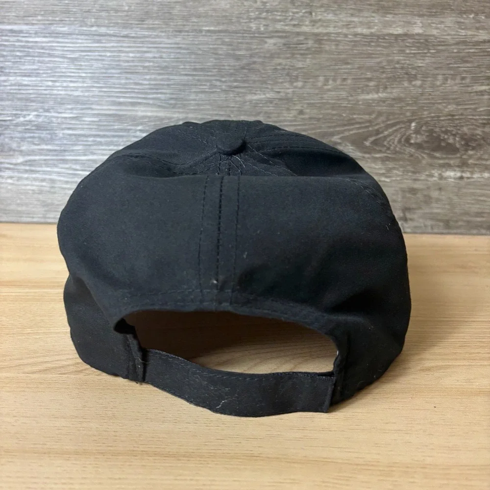 New York Wine Culinary Center Hat Cap Strap Back Black Lightweight Adjustable